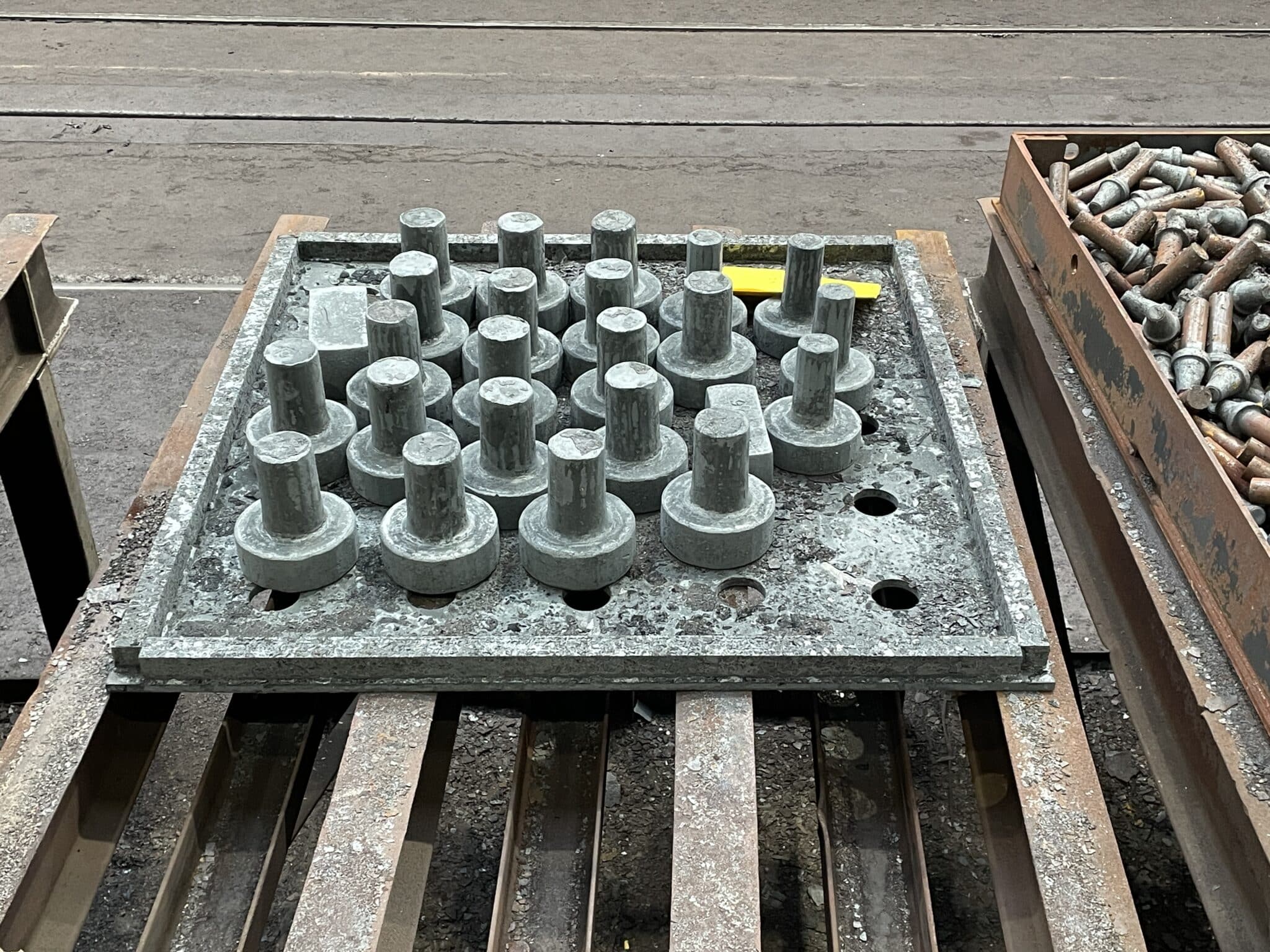 Forged products made suing heat treatment ready for shipping in Birmingham, Halesowen